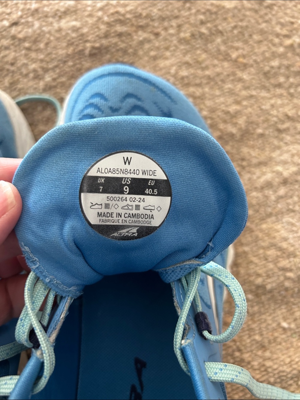 Altra Light Blue Athletic Running Shoes - Picture 7 of 7